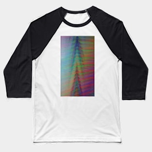 Rainbow  wave Baseball T-Shirt